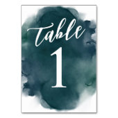 Eenvoudige moderne groene Waterverf voor Emerald B Kaart (Achterkant)