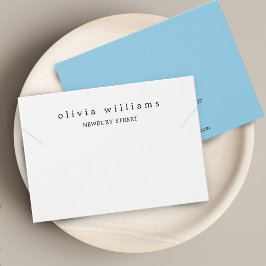 Eenvoudige moderne halsketting armband displaykaar visitekaartje