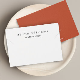 Eenvoudige moderne halsketting armband displaykaar visitekaartje