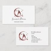 Eenvoudige moderne handgemaakte Honey Candle Visitekaartje (Voorkant / Achterkant)