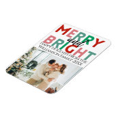 Eenvoudige, moderne, heldere, kleurrijke foto magneet (Linkerzijde)