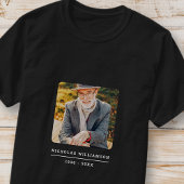 Eenvoudige moderne herinnering Memorial aangepaste T-shirt