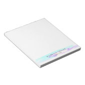 EENVOUDIGE MODERNE HOLOGRAFISCHE IRIDESCENT NOTITIEBLOK (Schuin)