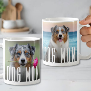 Eenvoudige Moderne Hond Moeder Dier Foto Koffiemok
