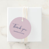 Eenvoudige Moderne Huwelijksgunst Dank u Cadeau La Bedankjes Labels (In situ)