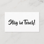 Eenvoudige, moderne "ik ben verhuisd" hand-out Kaa Visitekaartje (Achterkant)