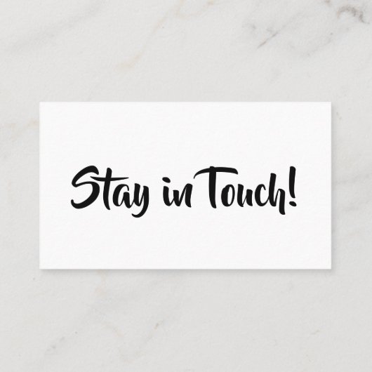 Eenvoudige, moderne "ik ben verhuisd" hand-out Kaa Visitekaartje (Achterkant)