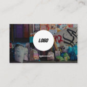 Eenvoudige moderne junk verwijdering visitekaartje (Achterkant)