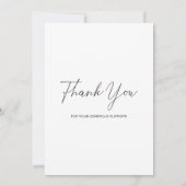 Eenvoudige moderne Kaart met QR-code voor universi (Achterkant)