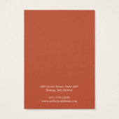 Eenvoudige, moderne Kaart voor draagbeeldscherm (Achterkant)