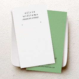 Eenvoudige, moderne Kaart voor draagbeeldscherm