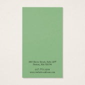 Eenvoudige, moderne Kaart voor draagbeeldscherm (Achterkant)