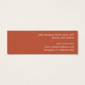 Eenvoudige, moderne Kaart voor het oormerken van b (Achterkant)