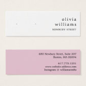 Eenvoudige, moderne Kaart voor het oormerken van b (Voorkant /achterkant)