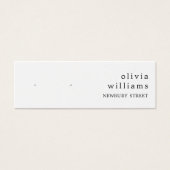 Eenvoudige, moderne Kaart voor het oormerken van b (Voorkant)