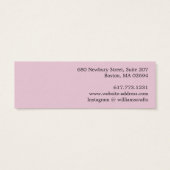 Eenvoudige, moderne Kaart voor het oormerken van b (Achterkant)