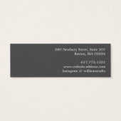 Eenvoudige, moderne Kaart voor het oormerken van b (Achterkant)