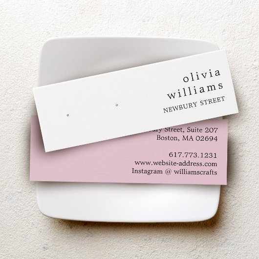 Eenvoudige, moderne Kaart voor het oormerken van b