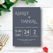 Eenvoudige moderne kalligrafie klassy legant Weddi