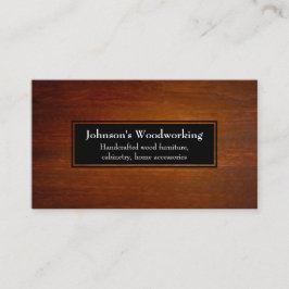 Eenvoudige moderne kerry carpentry constructie visitekaartje