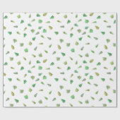 Eenvoudige moderne kerstboom cadeaupapier (Vlak)