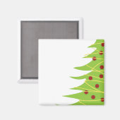 Eenvoudige moderne kerstboom magneet (Voorkant / Achterkant)