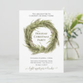 Eenvoudige moderne kerstfeestdag kaart (Staand voorkant)