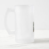 Eenvoudige, moderne kerstfoto | Joyful Holiday Matglas Bierpul (Links)