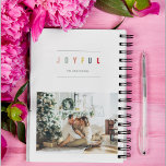Eenvoudige, moderne kerstfoto | Joyful Holiday Planner<br><div class="desc">Eenvoudige,  moderne kerstfoto | Joyful Holiday</div>