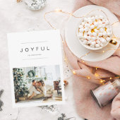 Eenvoudige moderne kerstfoto | Vrolijke feestdagen