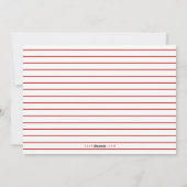 Eenvoudige, moderne kerstfotokaart - Aangepast Feestdagenkaart (Achterkant)