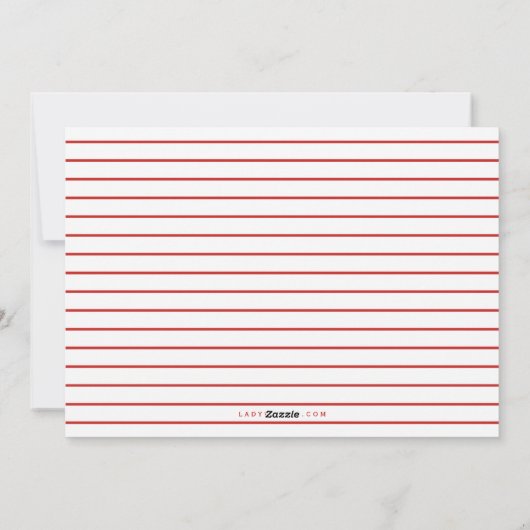 Eenvoudige, moderne kerstfotokaart - Aangepast Feestdagenkaart (Achterkant)