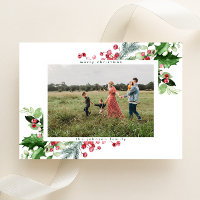 Eenvoudige, moderne kerstsneeuwwitfoto Foto