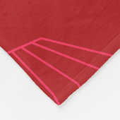 Eenvoudige, moderne kerstversieringen fleece deken (Hoek)