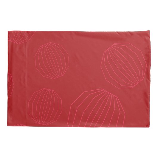 Eenvoudige, moderne kerstversieringen kussensloop (Achterkant)