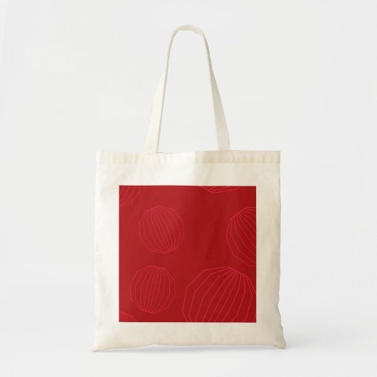Eenvoudige, moderne kerstversieringen tote bag (Voorkant)
