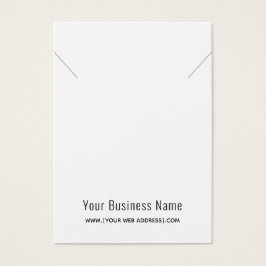 Eenvoudige, moderne Ketting-afstammingskaart Visitekaartje