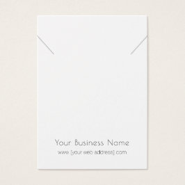 Eenvoudige, moderne Ketting-afstammingskaart Visitekaartje