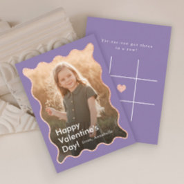 Eenvoudige Moderne Kinderfoto Klaslokaal Valentijn Notitiekaartje