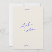 Eenvoudige Moderne Kleurrijke Retro Fun Whimsical Kaart (Achterkant)