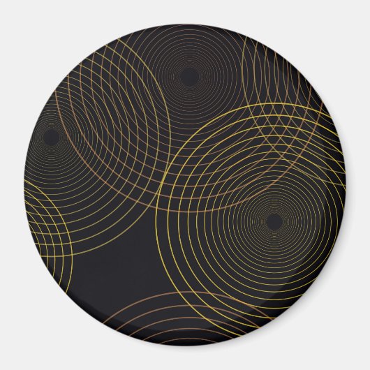 Eenvoudige, moderne, koele, trendmatige dunne lijn magneet (Voorkant)