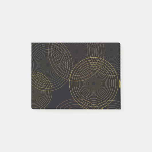 Eenvoudige, moderne, koele, trendmatige dunne lijn post-it® notes (Voorkant)