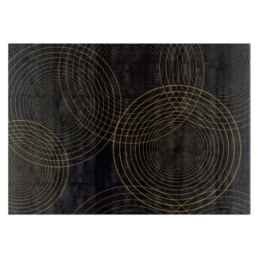 Eenvoudige, moderne, koele, trendmatige dunne lijn snijplank (Voorkant)