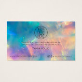 Eenvoudige Moderne KORTING VAN UW LOGO HIER Visitekaartje (Achterkant)