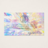 Eenvoudige Moderne KORTING VAN UW LOGO HIER Visitekaartje (Achterkant)