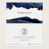 Eenvoudige Moderne KORTING VAN UW LOGO HIER Visitekaartje (Voorkant /achterkant)