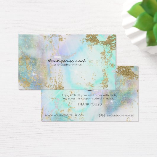 Eenvoudige Moderne KORTING VAN UW LOGO HIER Visitekaartje (Bureau)