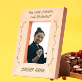 Eenvoudige Moderne Leraar Waardering Valentijnse G Gegraveerde Lijstjes