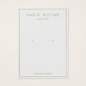 Eenvoudige, moderne, lichtgrijze Kaart (Voorkant)