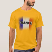 Eenvoudige moderne liefde frankrijk vlag parijs so t-shirt (Voorkant)